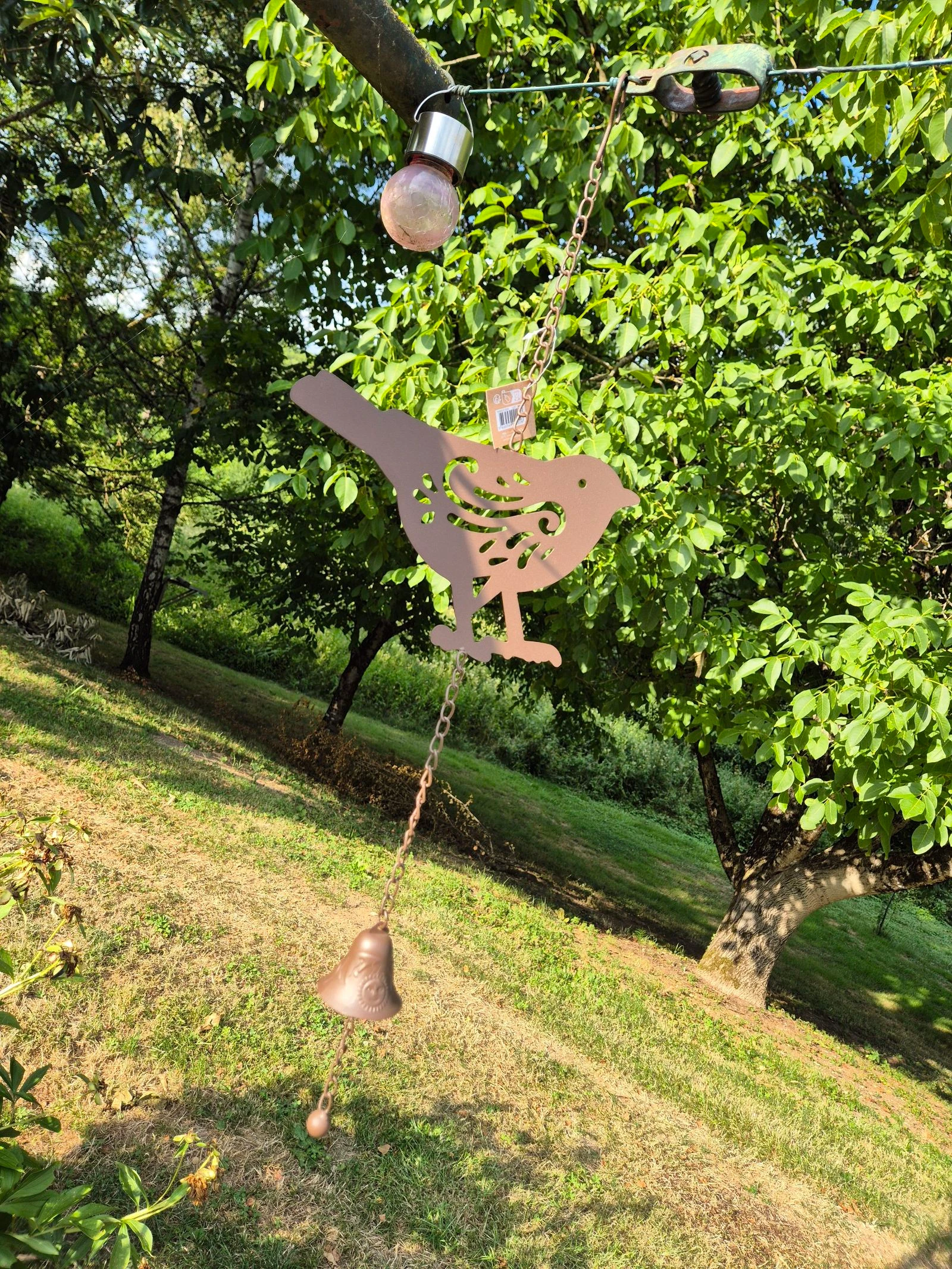 Clochette carillon éolien "oiseau" à suspendre  – photo 2